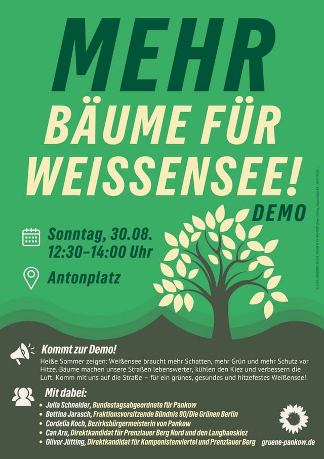 Mehr Bäume für Weißensee!